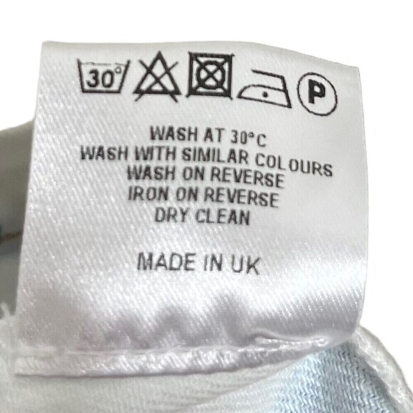 J.W. Anderson Polka Dot Denim Dress Women’s Size 4 Multicolor A-Line Shift - Picture 9 of 13